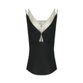 LONGÉ Women's Cotton Polyester Blend V-Neck Camisole - Black