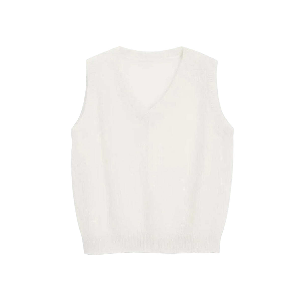 LONGÉ Women's Mohair Wool Blend V-Neck Sweater Vest